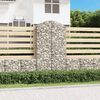 vidaXL Gabion Basket Silver Galvanized iron Large Durable