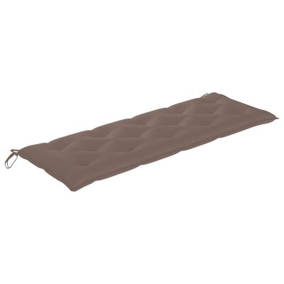 vidaXL Garden Bench Cushion Taupe 59.1"x19.7"x2.8" Fabric