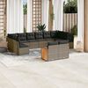 vidaXL Garden Sofa Set Grey