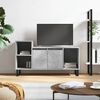 vidaXL TV Cabinet Concrete gray Engineered wood, metal Large TV Cabinet