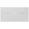 vidaXL Sink Cabinet High gloss white Engineered wood Medium Sink Cabinet