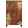vidaXL Highboard Brown 23.62 x 12.99 x 39.37 in Solid Mango Wood