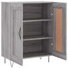 vidaXL Sideboard Grey sonoma 27.36 x 13.39 x 35.43 in