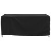 vidaXL Garden Furniture Cover Black 420D Oxford fabric with PU coating