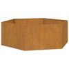 vidaXL Planter Rusty Corten Steel Extra Large Decorative Inlays