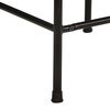 vidaXL Bar Stool Set of 4 Brown and black Solid rough mango wood, iron