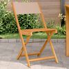 vidaXL Bistro Chair Set of 2 Taupe