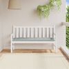 vidaXL Garden Bench Cushion Melange Light Grey 100% Polyester