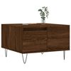 vidaXL Coffee Table Brown oak Engineered wood, metal Medium Coffee Table