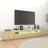 vidaXL TV Cabinet Sonoma oak Engineered wood Large TV Cabinet