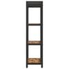 vidaXL Bookshelf Smoked Oak 40 x 30 x 85 cm Engineered Wood