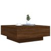 vidaXL Coffee Table Brown Oak Engineered Wood Low Durable Coffee Table