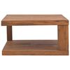 vidaXL Coffee Table Warm Teak Solid Teak Wood Medium Coffee Table