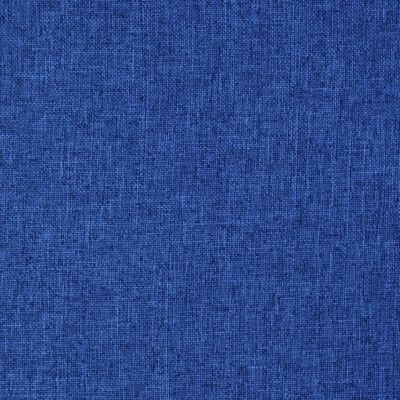 vidaXL Folding Floor Chair Blue Fabric