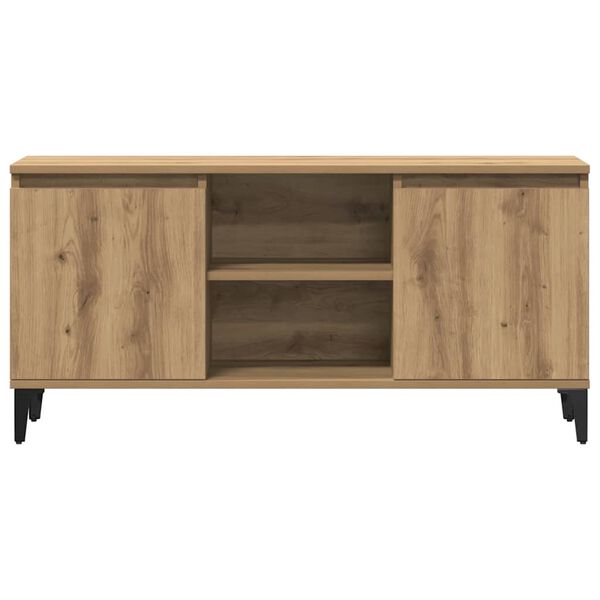 vidaXL TV Cabinet Artisan Oak Engineered Wood TV Cabinet Rectangular