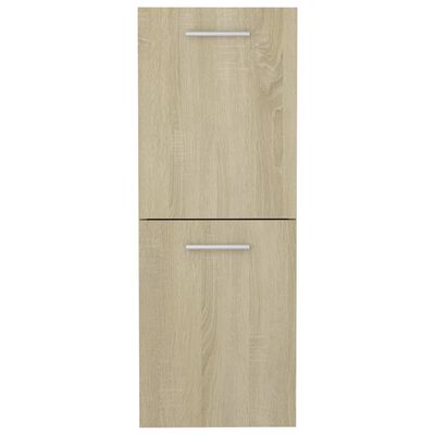 Oak Wood Engineered Cabinet vidaXL 11.8\