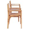 vidaXL Dining Set natural teak