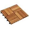 vidaXL Decking Tiles 11.8"x11.8" Acacia Set of 30