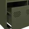 vidaXL Highboard Olive Green Cold-rolled Steel Highboard Rectangular