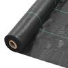vidaXL Weed Membrane Black Polypropylene 3.3 x 82 ft