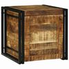 vidaXL Storage Box 19.69 x 19.69 x 19.69 in Rough Mango Wood