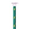 vidaXL Boat Rope Green 0.55 " 820.2 ' Polypropylene