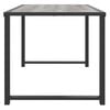 vidaXL Garden Table Anthracite Powder-coated Steel Compact Modular