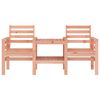 vidaXL Garden Bench Natural Wood Solid Douglas Fir wood 2-Seater Durable