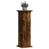 vidaXL Plant Stand Smoked Oak Engineered wood Tall Plant Stand