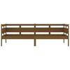 vidaXL Day Bed Honey Brown Solid Pine Wood, Plywood Twin