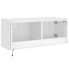 vidaXL TV Wall Cabinet White Engineered Wood TV Wall Cabinet Rectangular