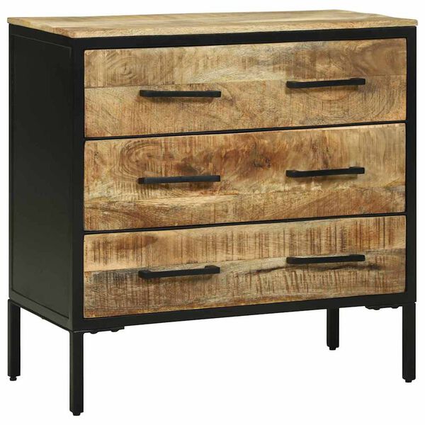 vidaXL Sideboard Brown 70 x 35 x 70 cm Solid Mango wood