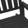 vidaXL Garden Rocking Chair Black 92 x 70 x 108cm HDPE