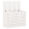 vidaXL Laundry Basket White 34.8"x17.3"x26" Solid Wood Pine