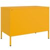 vidaXL TV Cabinet Mustard Yellow Steel Small TV Cabinet Rectangular