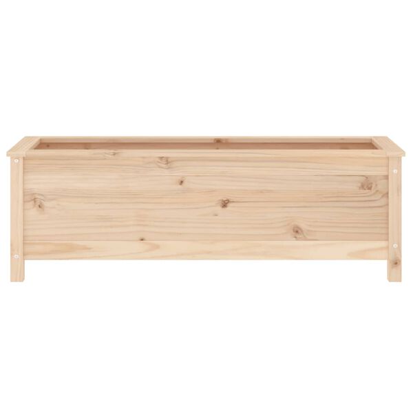 vidaXL Garden Raised Bed Natural wood Solid pine wood Medium