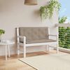 vidaXL Garden Bench Cushion Set of 2 Taupe Oxford fabric