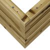 vidaXL Garden Planter Treated Pinewood 43.3 in x 15.7 in x 17.9 in Rustic