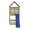 vidaXL Outdoor Playset Natural wood Vacuum pressure treated pinewood Large