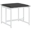 vidaXL Garden Dining Set White, Anthracite