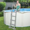 Bestway Swimming Pool Grey Galvanized steel 197x141.7 in Durable