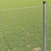 vidaXL Welded Wire Fence Silver 2.6'x 82'