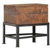 vidaXL Stool 13.8"x13.8"x15.7" Solid Reclaimed Wood