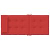 vidaXL Highback Chair Cushion Set of 6 Red Oxford fabric (100% polyester)