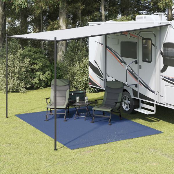 vidaXL Tent Carpet Blue 11.5x8.2'