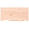 vidaXL Bathroom Countertop 31.5 x 15.7 x (0.8-2.4) " Untreated Solid Wood