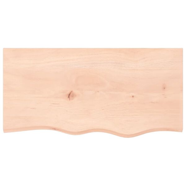 vidaXL Bathroom Countertop 31.5 x 15.7 x (0.8-2.4) " Untreated Solid Wood