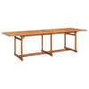 vidaXL Dining Table Natural Wood Solid Acacia wood Large Durable