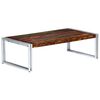vidaXL Coffee Table Varies by unit Solid reclaimed wood, powder-coated iron
