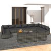 vidaXL Garden Lounge Set Gray